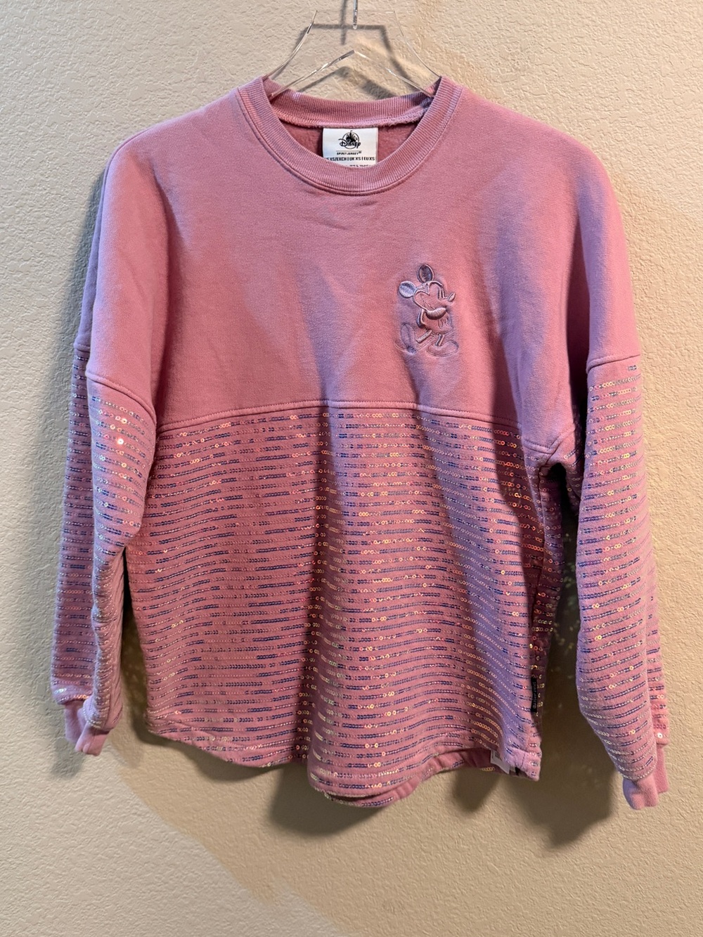 Disney Spirit Jersey featuring iridescent sequins